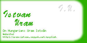 istvan uram business card